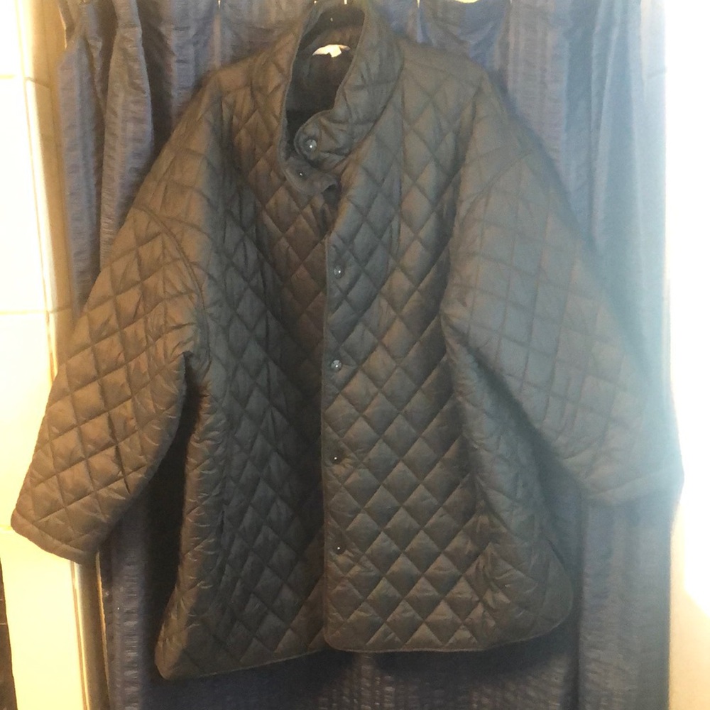 Women's Black Quilted Puffer Jacket